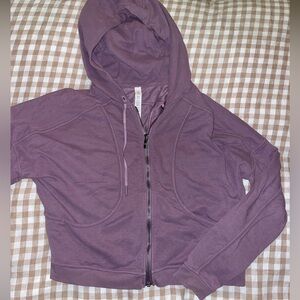 Lululemon cropped zip-up hoodie